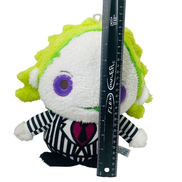 Cuteez Beetlejuice Plush Toy 11" Soft Beetlejuice Kidrobot Striped Suit - Picture 2 of 8